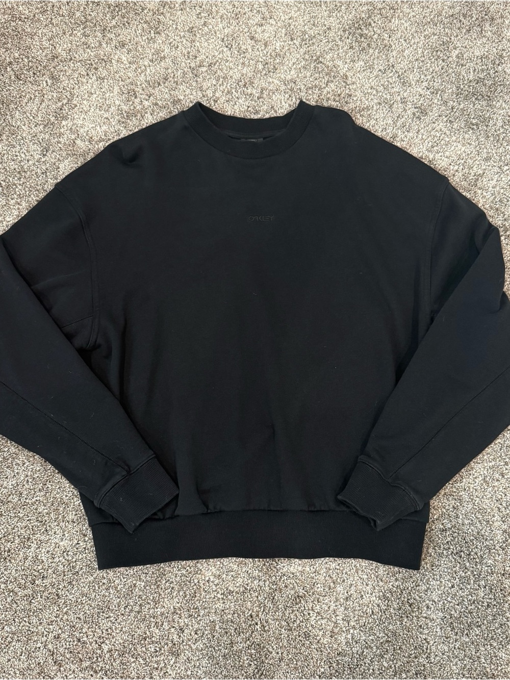 Oakley Men's Black Crewneck Sweater